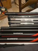 Shimano vaste stok 11.5 m+2 topsets +1cupset +foedraal, Enlèvement