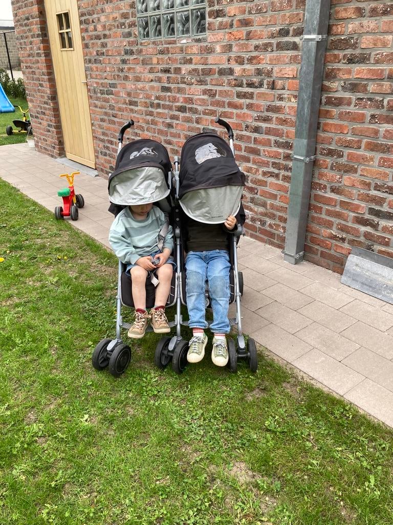 Dubbele buggy Maclaren, Kinderen en Baby's, Kinderwagens en Combinaties, Gebruikt, Duowagen, Ophalen, Kinderwagen