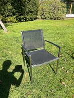 6 rvs tuinstoelen, Ophalen, Gebruikt, Rvs, Stapelbaar