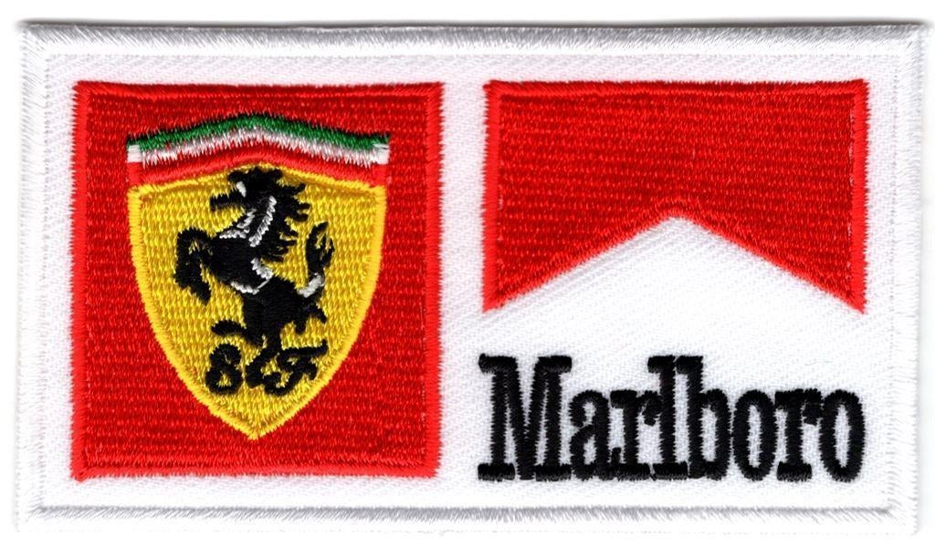 Ferrari Marlboro stoffen opstrijk patch embleem #6, Verzenden, Nieuw