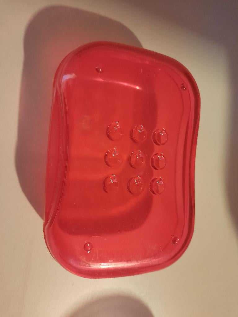 pvc zeep bakje nieuw en tandenborstel bakje rose, Ophalen of Verzenden, Nieuw, Blauw