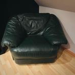 Gratis zetel eenzit (leer), Huis en Inrichting, Zetels | Zetels, Ophalen, Gebruikt, Eenpersoons, Leer