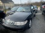 Saab 93 2.0 benzine bj 2001 km 96.600 automaat mooie auto, Auto's, Saab, Automaat, Achterwielaandrijving, Cabriolet, Zwart