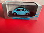 MINICHAMPS Pauls Model Art 1/43 Beetle cabrio blauw, Ophalen, Zo goed als nieuw, Auto, MiniChamps
