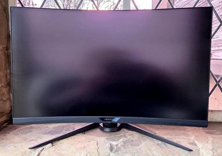 Ecran Gaming GIGABYTE AORUS C27Q, Informatique & Logiciels, Moniteurs, Comme neuf, DisplayPort, HDMI, Gaming, Connexion casque