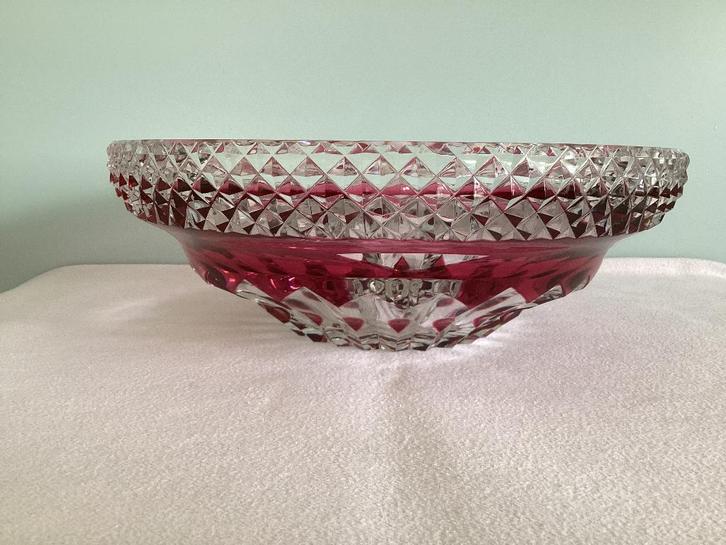 Coupe en cristal du Val Saint Lambert. VSL026/AB., Antiquités & Art, Antiquités | Verre & Cristal, Enlèvement