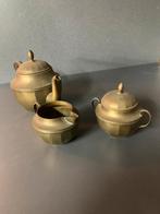 vintage theeset messing, Antiek en Kunst, Ophalen