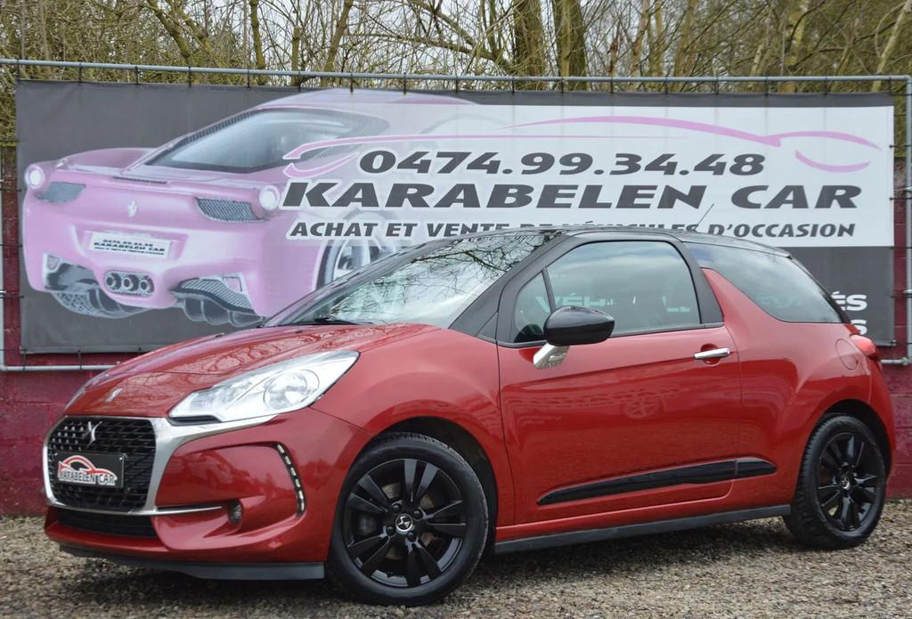 DS DS 3 Automobiles 1.6BlueHDi Sport Chic NAV CUIR SENS AR 9, Auto's, DS, Bedrijf, Te koop, DS 3, ABS, Airbags, Airconditioning