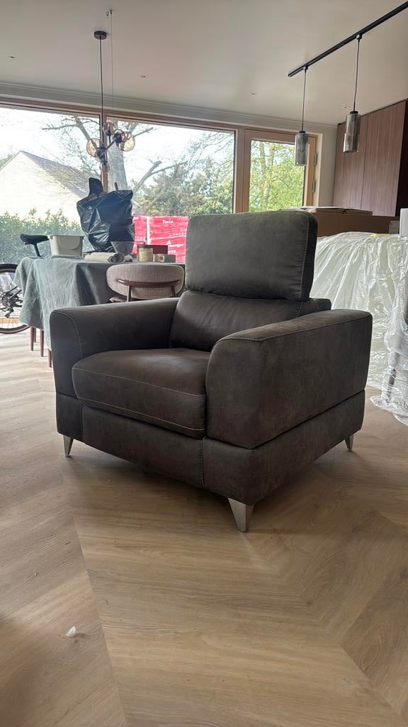 Relax Fauteuille 1-zit grijs, Enlèvement, Comme neuf