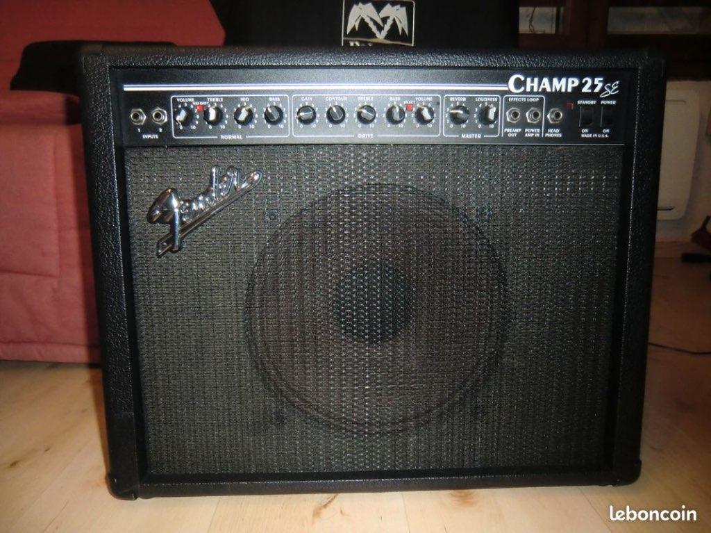 Ampli fender Champ 25 SE, Muziek en Instrumenten, Versterkers | Bas en Gitaar, Ophalen, Gebruikt, Gitaar, Minder dan 50 watt