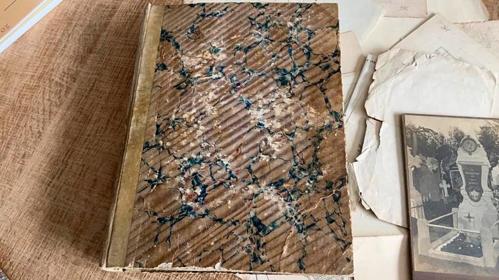 Origineel schetsenboek architect HENDRIK KENNES (1823-1913), Antiek en Kunst, Kunst | Etsen en Gravures, Origineel, Ophalen of Verzenden