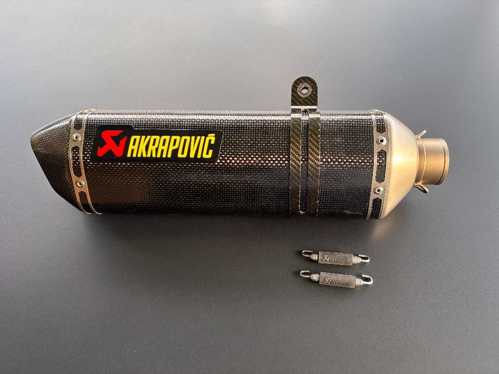 Akrapovic Carbon Road Legal Slip On Slip On Demper 52mm, Motos, Tuning & Styling, Enlèvement