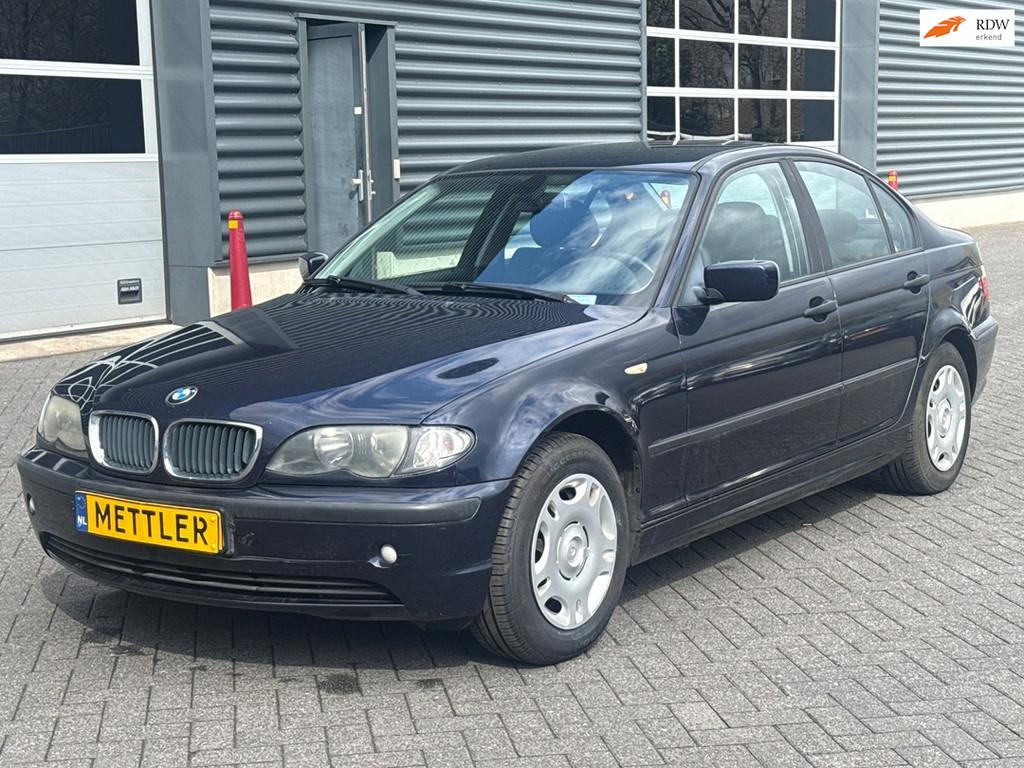 BMW 3-serie 316i Black&Silver II, airco, cruise control, Auto's, BMW, Bedrijf, Te koop, 3 Reeks, ABS, Airbags, Airconditioning