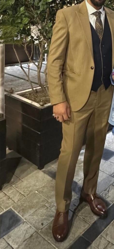 Costume pour homme, Vêtements | Hommes, Costumes & Vestes, Comme neuf, Taille 52/54 (L), Beige, Enlèvement ou Envoi