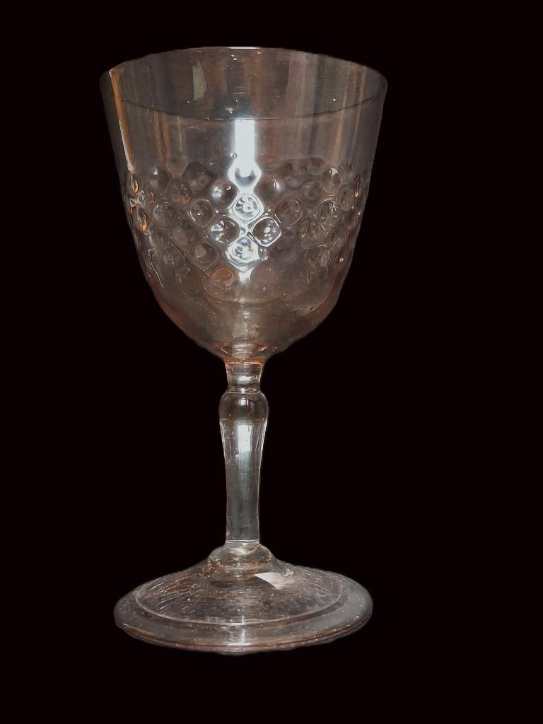 Verre à vin français ancien c1710, Antiquités & Art, Antiquités | Verre & Cristal, Enlèvement ou Envoi