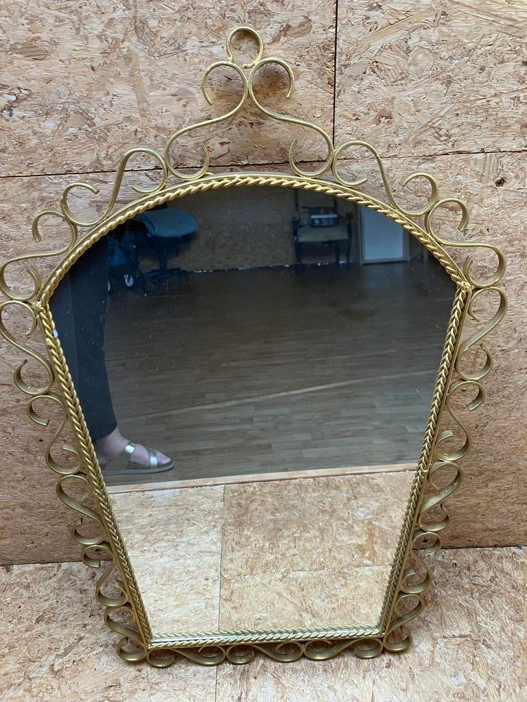 Spiegel in smeedijzer, Antiquités & Art, Antiquités | Miroirs, Enlèvement