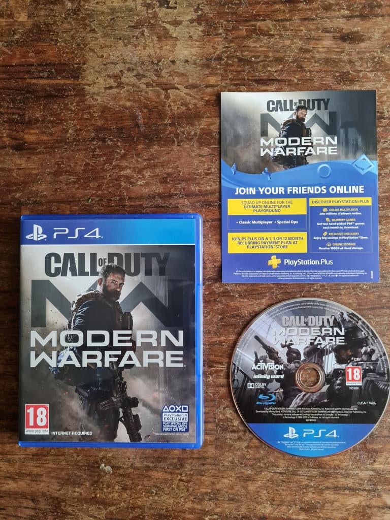 Call of duty modern warfare, Games en Spelcomputers, Games | Sony PlayStation 4, Verzenden
