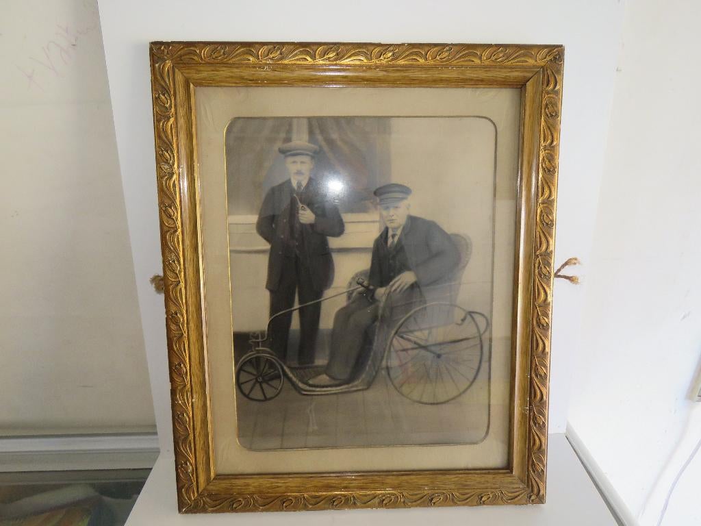 Kader foto tekening 1915 Familie Geens Regio Mechelen, Ophalen of Verzenden