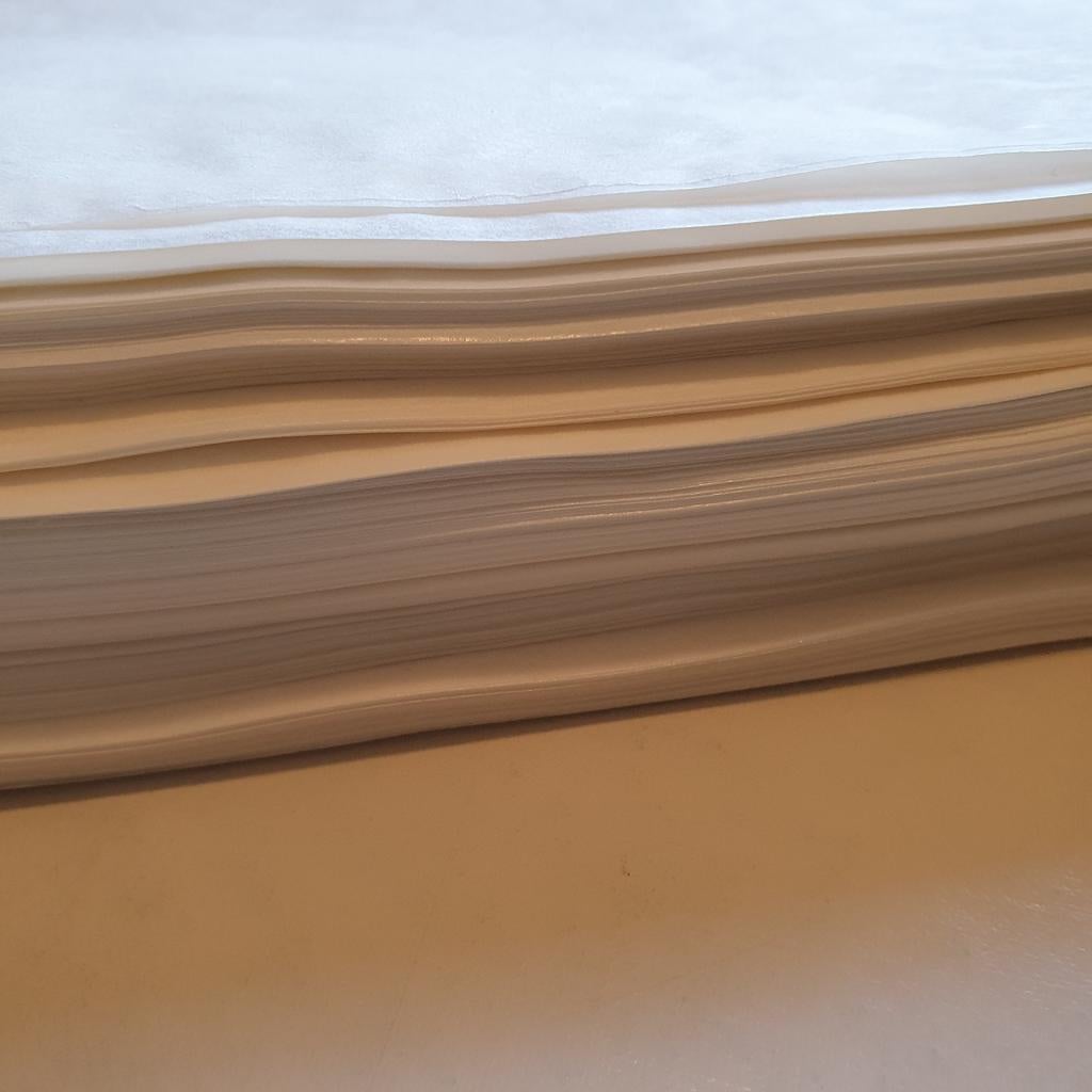 Groot aantal pergamijn papieren zakjes A4, Ophalen