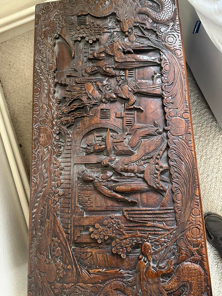 Schitterende Japanse houten koffer /meubel, Ophalen