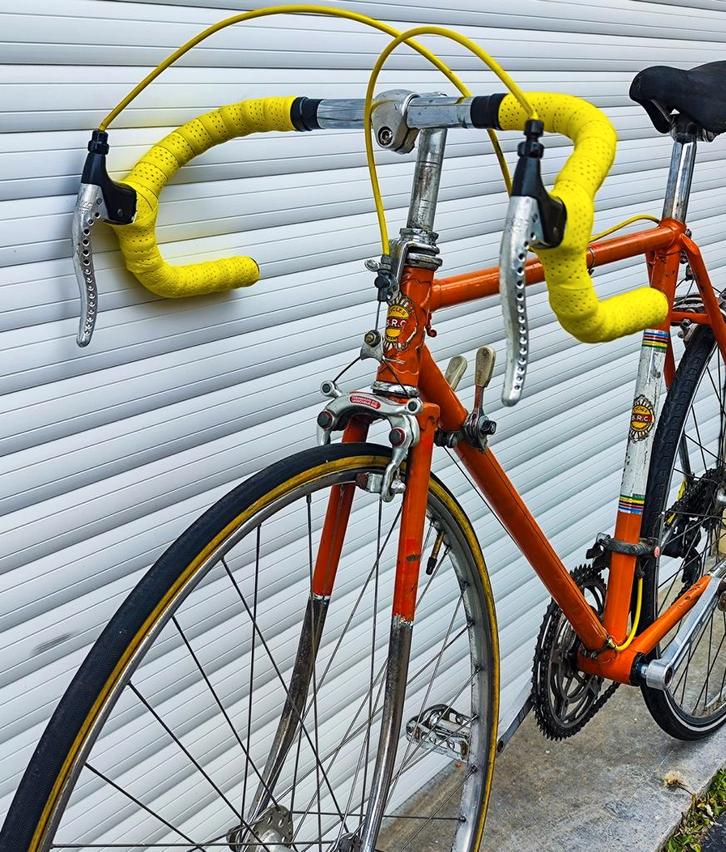 B.R.C. Molteni Orange Stronglight/Simplex, marque belge, Vélos & Vélomoteurs, Vélos | Ancêtres & Oldtimers, 47 à 51 cm, Années 60 ou plus récent