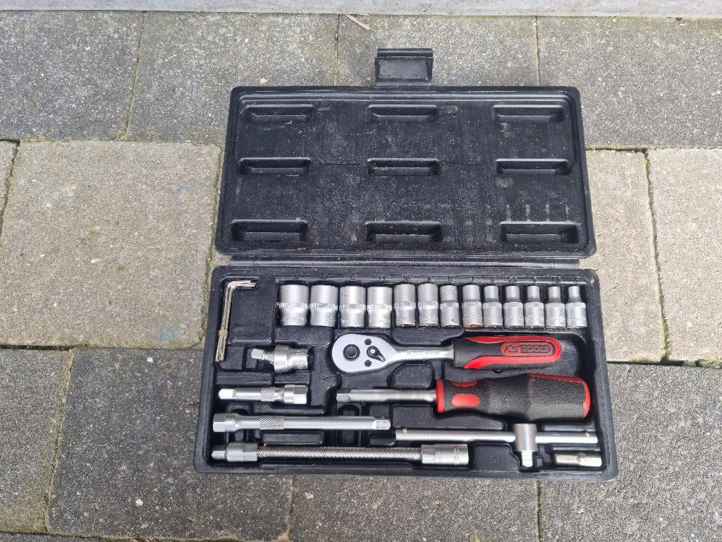 KS Tools 911.0625 – Coffret de douilles 1/4" – 25 pièces, Enlèvement, Remplie, Comme neuf