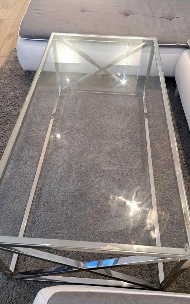 Table en verre, Maison & Meubles, Tables | Tables de salon, Enlèvement ou Envoi, Verre