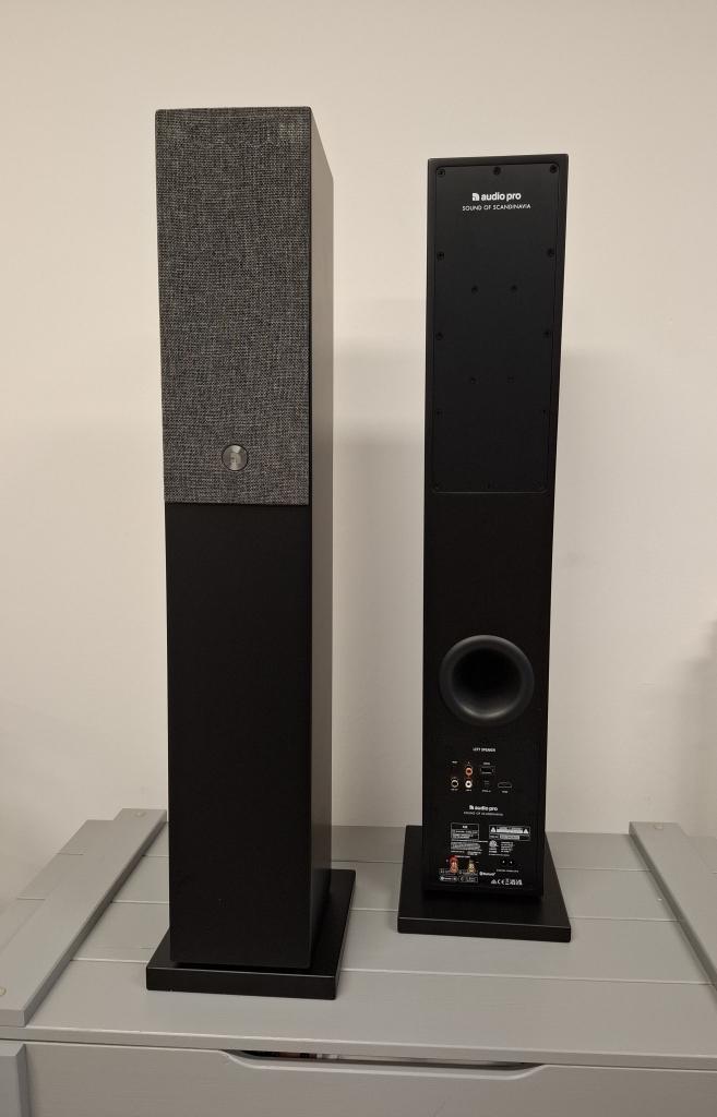 Audio Pro | A38 W | vloerstaande Luidspreker | Zwart, Audio, Tv en Foto, Luidsprekerboxen