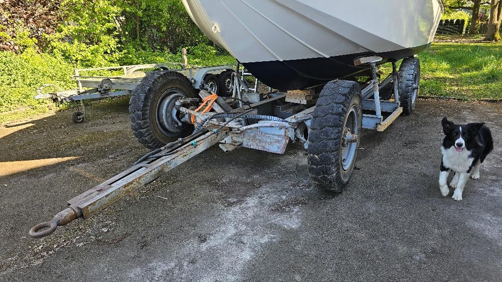 BOOTKAR BOOTTRAILER, Watersport en Boten, Boottrailers, Gebruikt, Overige typen, 3000 kg of meer, Ophalen