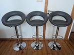 3 chaises de bar réglables, Maison & Meubles, Tabourets de bar, 3 tabourets, Enlèvement, Utilisé, Avec repose-pieds