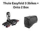THULE EASYFOLD 3 3BIKES + ONTO 2 BOX, Auto diversen, Fietsendragers, Ophalen, 3 fietsen of meer, Elektrische fiets, Nieuw