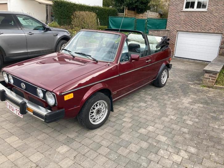 Volkswagen Golf 1 Cabriolet GTI/GLI de 1980 avec 49500km !!!, Autos, Volkswagen, Particulier, Golf, Essence, Euro 1, Cabriolet