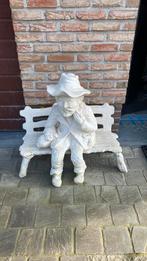 Kabouter + bank, Tuin en Terras, Ophalen, Zo goed als nieuw