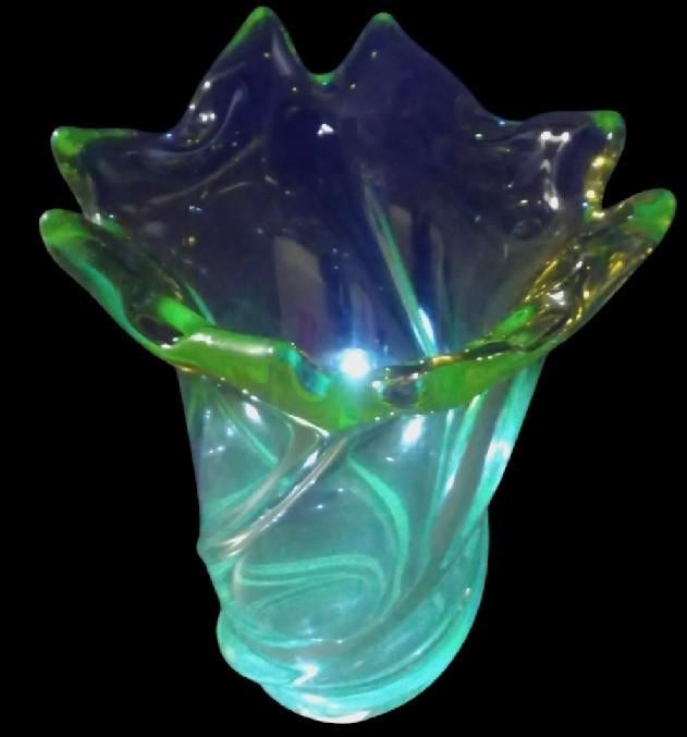 Val Saint Lambert URANIUM grote vaas., Antiquités & Art, Enlèvement