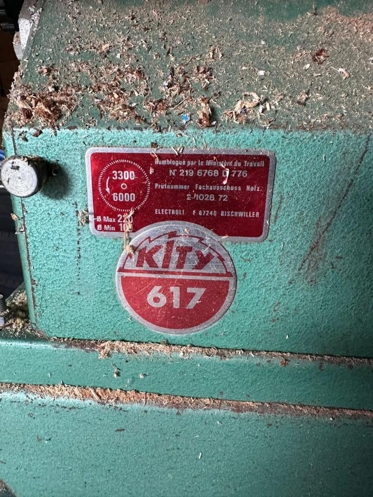 SCIE CIRCULAIRE KITY 617, Doe-het-zelf en Bouw, Schaafmachines, Gebruikt, Elektrisch, Ophalen