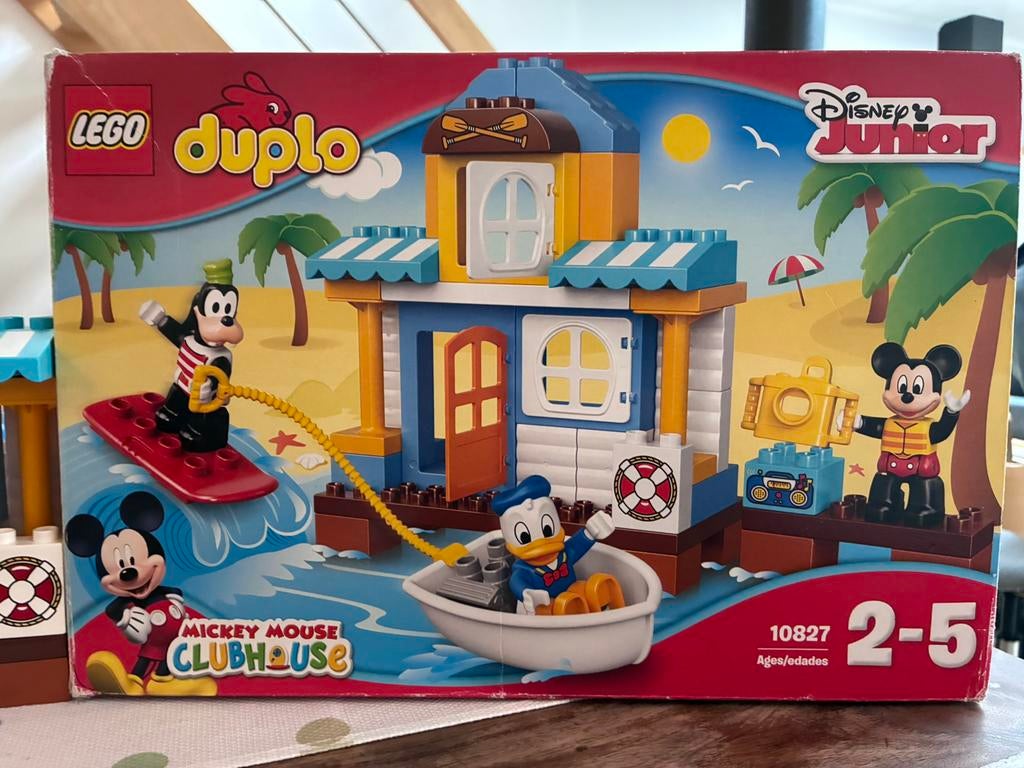 Lego duplo Mickey Mouse clubhuis, Ophalen of Verzenden, Zo goed als nieuw, Compleet, Disney