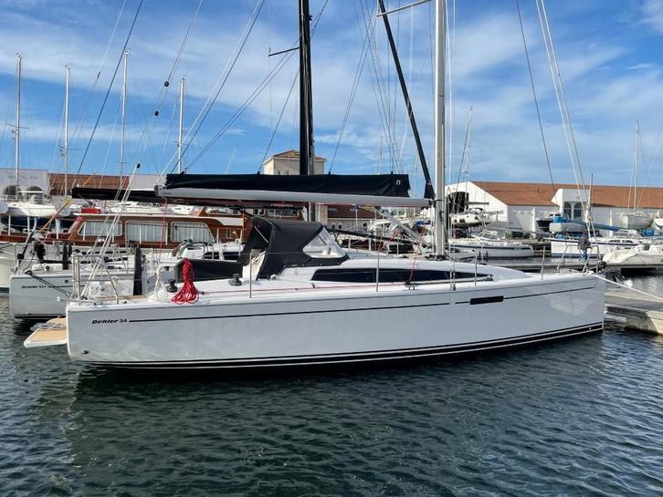 Dehler 34 in perfecte staat vanaf 2023, Watersport en Boten, Kajuitzeilboten en Zeiljachten, Polyester, Diesel, Ophalen