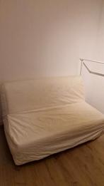 Opvouwbaar zetelbed, Ophalen, Gebruikt, Wit, 140 cm