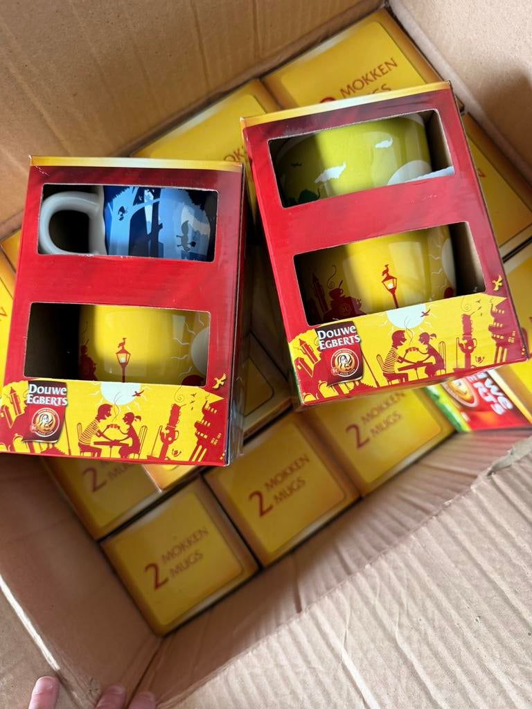 Douwe egberts mokken, Electroménager, Accessoires de machine à café, Enlèvement, Comme neuf, Douwe Egberts