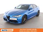 Alfa Romeo Giulia 2.0 Turbo Veloce (bj 2018, automaat), Auto's, Alfa Romeo, Automaat, 4 deurs, Zwart, Blauw