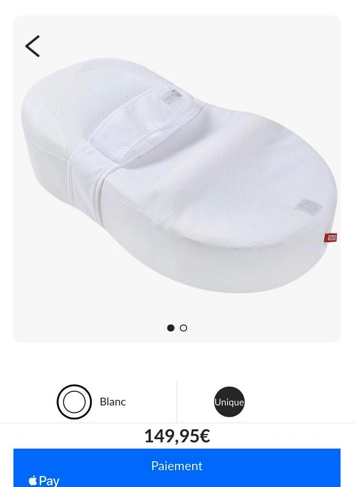 Cocoonababy Red Castel, Enfants & Bébés, Relax bébé, Comme neuf, Chaise rebondissante, Autres marques, Avec ceinture(s), Enlèvement