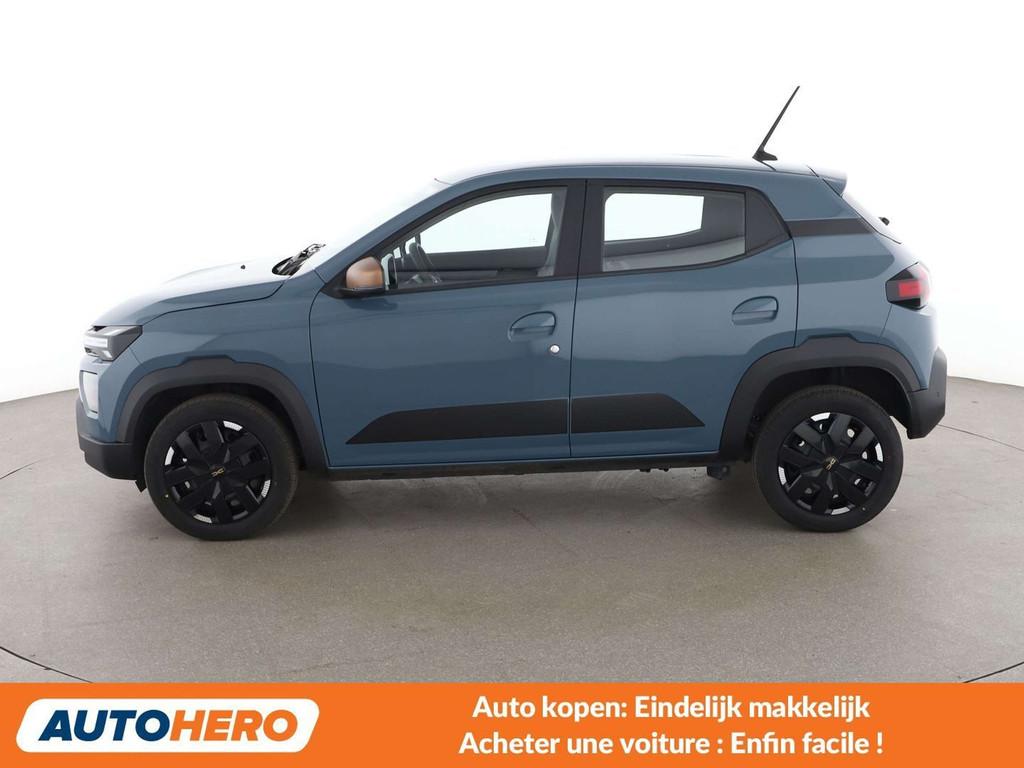 Dacia Spring electric drive 48 kW Extreme (bj 2025), Auto's, Dacia, 4 zetels, Stof, Gebruikt, Zwart