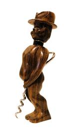 Tire-bouchon, ouvre-bouteille, briquet, bois d'art populaire, Collections, Autres régions, Enlèvement ou Envoi, Comme neuf, Autres types