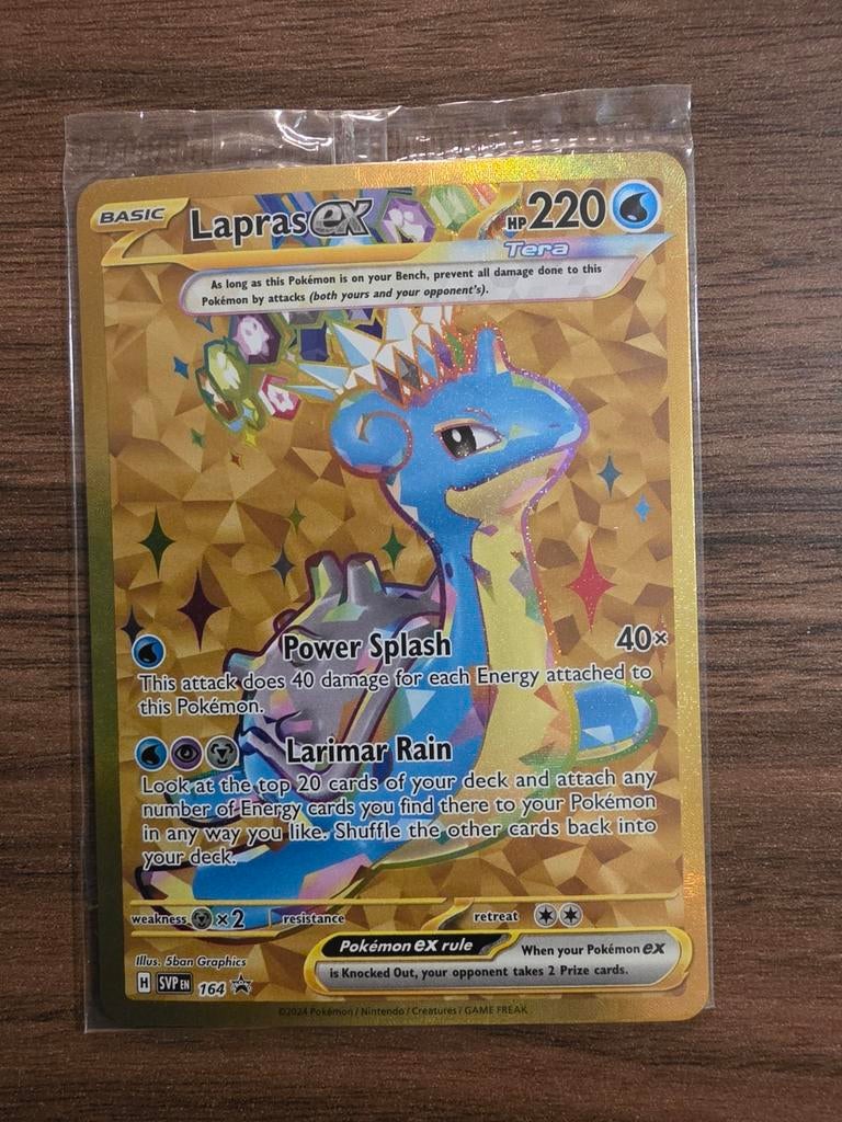 Lapras black star promo 164, Hobby en Vrije tijd, Verzamelkaartspellen | Pokémon, Ophalen of Verzenden