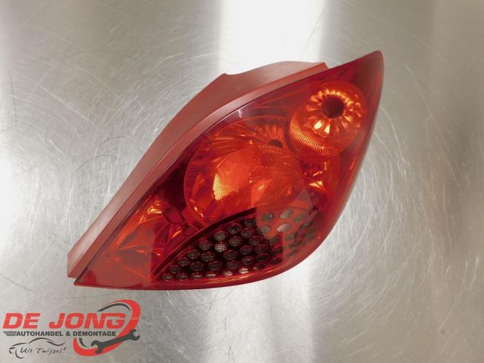 Feu arrière droit d'un Peugeot 207, -, 3 mois de garantie, Utilisé, -