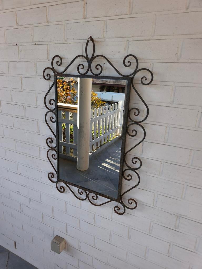 Joli miroir élégant en fer forgé, Maison & Meubles