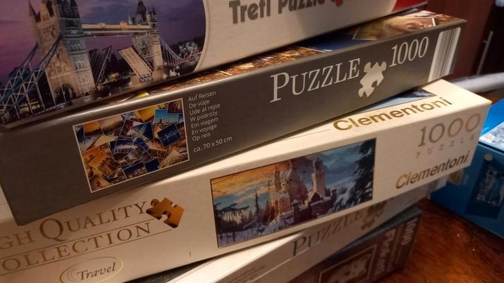 Puzzels. 1000 pc, Hobby en Vrije tijd, Denksport en Puzzels, Ophalen of Verzenden