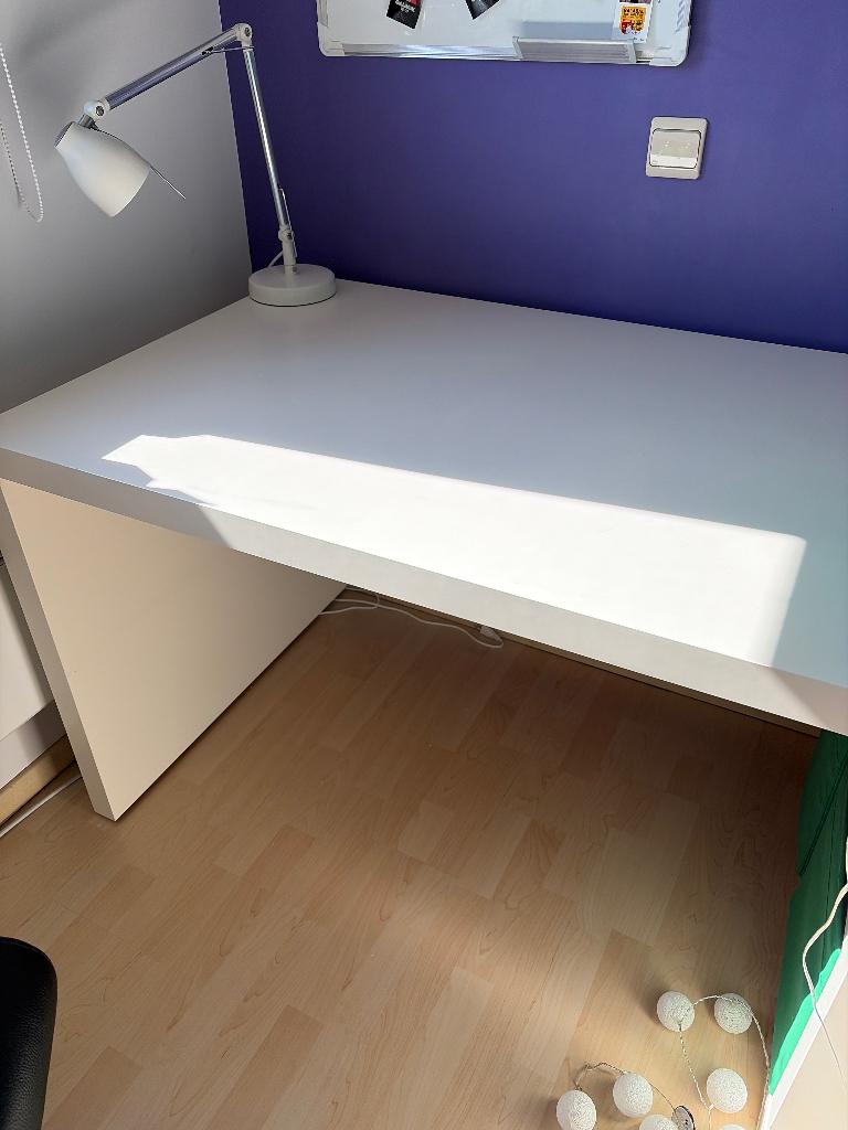 Bureau Malm, Maison & Meubles, Bureaux, Comme neuf, Enlèvement, IKEA, Bureau-armoire combiné