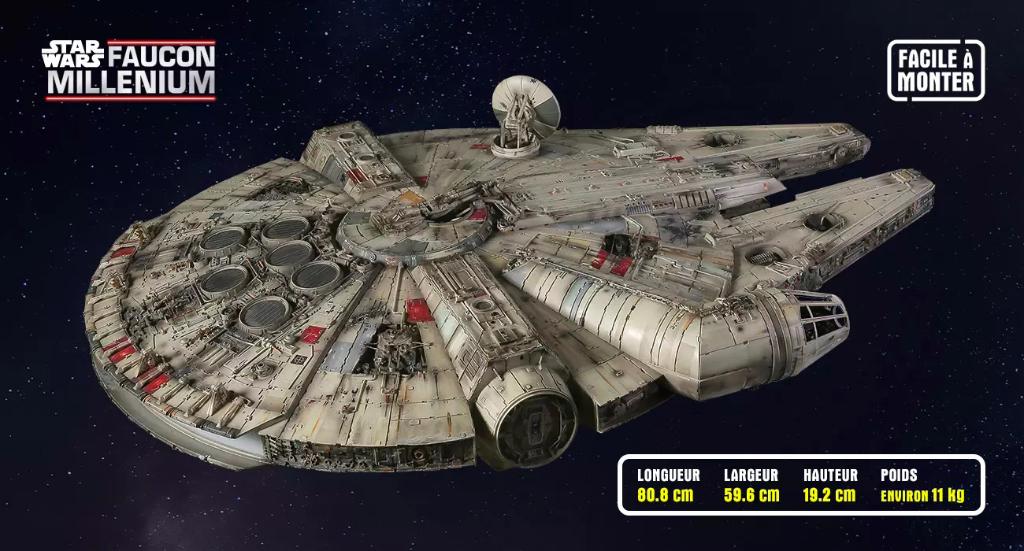 Faucon Millenium Falcon Star Wars à construire Altaya, Collections, Star Wars, Neuf, Réplique, Enlèvement