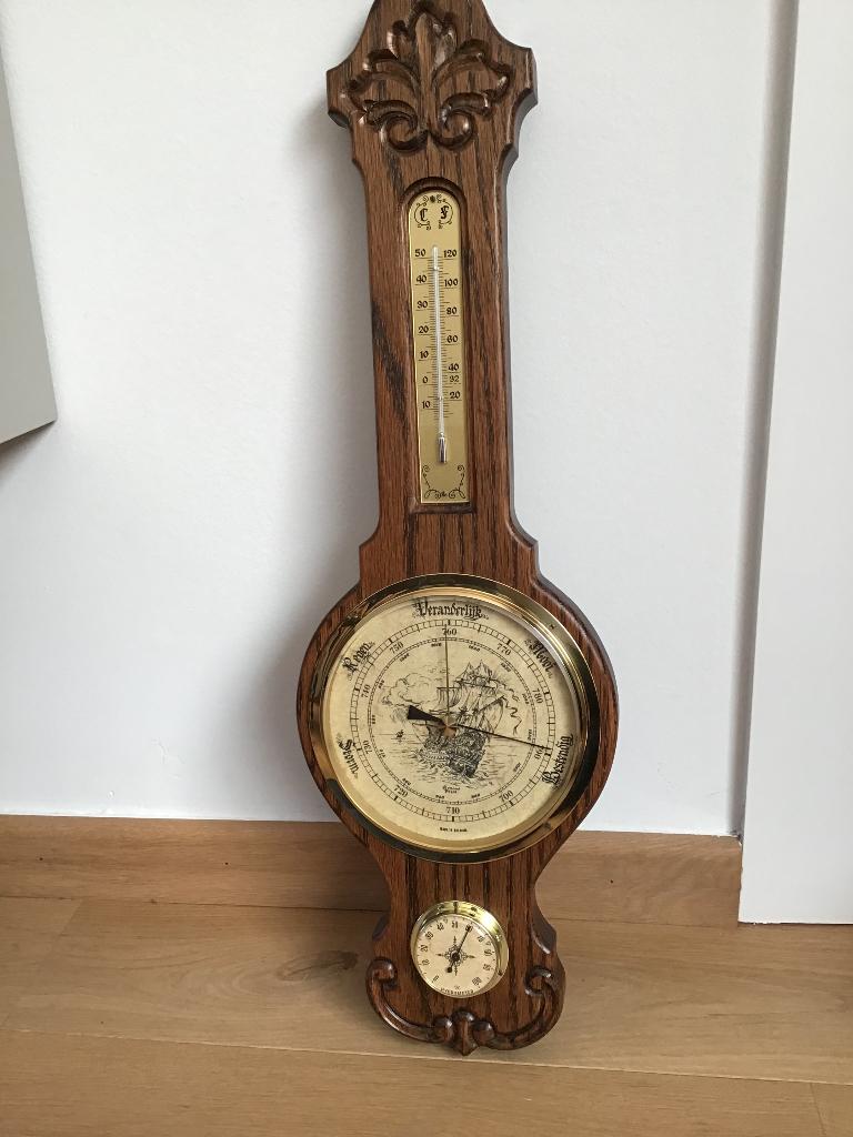 Vintage barometer, Ophalen of Verzenden, Zo goed als nieuw, Barometer